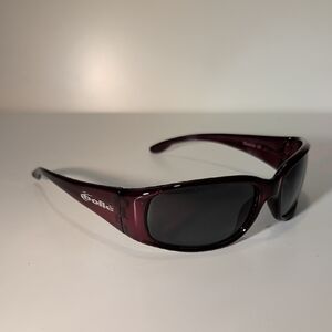 Bolle Men's Vintage Habu Dark Red Sunglasses